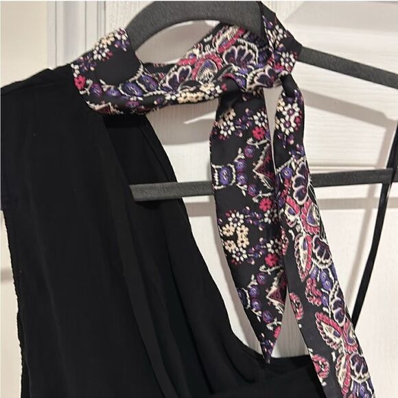 Free People Caroline Black Mock Neck One-Shoulder Top - Picture 12 of 12